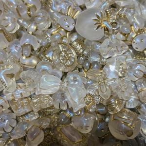 アンティーク調ゴールドラインバロックビーズMI...の詳細画像4