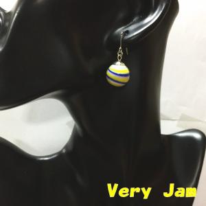 ミルキースパイラル一粒ピアス｜veryjam