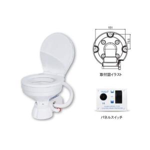 電動マリントイレ12V TMC社製 コンパクト テンダリークローズ