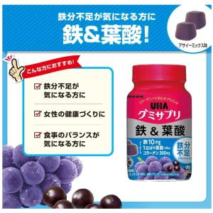 グミサプリ 鉄&葉酸 30日分 60粒 x3個...の詳細画像2