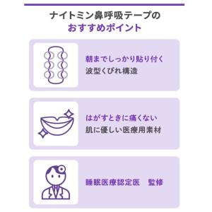 ナイトミン 鼻呼吸テープ 21枚入 小林製薬 ...の詳細画像3