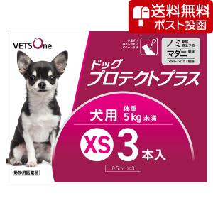 【ネコポス(同梱不可)】ベッツワン ドッグプロテクトプラス 犬用 XS 5kg未満 3本 (動物用医薬品)