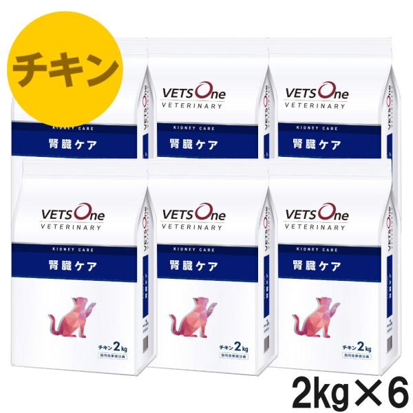ベッツワンベテリナリー 猫用 腎臓ケア チキン 2kg×6袋【ケース販売】