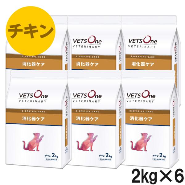 ベッツワンベテリナリー 猫用 消化器ケア チキン 2kg×6袋【ケース販売】