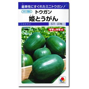 野菜の種/種子 姫とうがん・トウガン 9粒（メール便発送）タキイ種苗