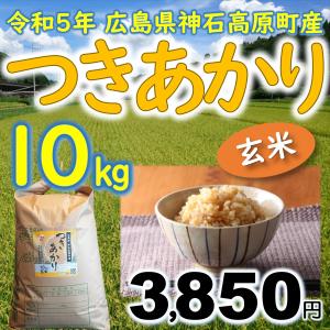 つきあかり 玄米10kg 令和5年 広島県神石高原町産 肌の保湿成分を多く含む美容米です！