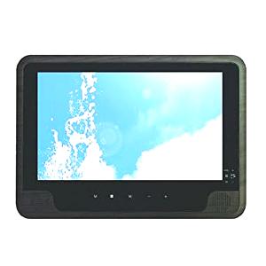 10インチ 防水 ポータブル DVDプレーヤー ウッド調 ZM-10BPD IPX6級相当 録音 音楽 レジューム機能 CPRM プレイヤー お風呂 アウトドア