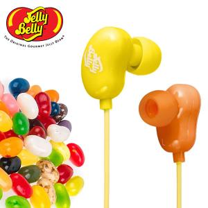 イヤホン ジェリーベリー JellyBelly カナルイヤホン JB-CEP3 OYY オレンジ＆イエロー 有線 カナル型 かわいい おしゃれ カラフル スマホ イヤフォン 音楽｜vi-for