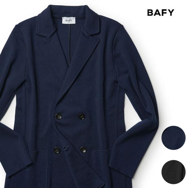 バフィー ニットジャケット ウール 2025AW 秋冬 ダブルブレスト 14ゲージ  BAFY イタ...