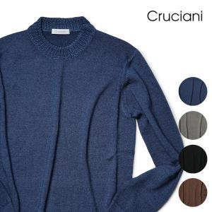 クルチアーニ ニット リブクルーネック CU18.000/B CRUCIANI レビュー｜viajero-chocolat