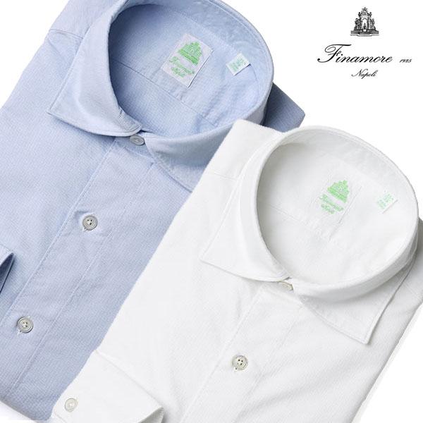 フィナモレ シャツ オックスフォード セミワイドカラー LUIGI ルイージ GENOVA ジェノバ...