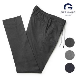 【美品】BEAMS 別注 GERMANO 秋冬スラックス GERMANO（ジェルマーノ） パンツ 「別注」GERMANO / ウール ブラック