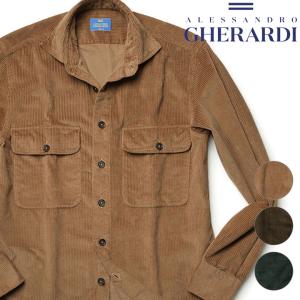 【27800円→19460円】アレッサンドロゲラルディ シャツ CPOジャケット メンズ ALESSANDRO GHERARDI【返品不可】｜viajero-chocolat