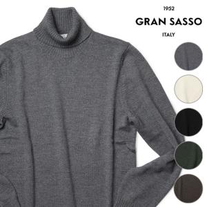 【20%OFF】グランサッソ / ニット / タートルネック / ハイゲージ / エクストラファインメリノ / GRAN SASSO / 秋冬 / イタリア製 / レビュー【返品不可】｜viajero-chocolat