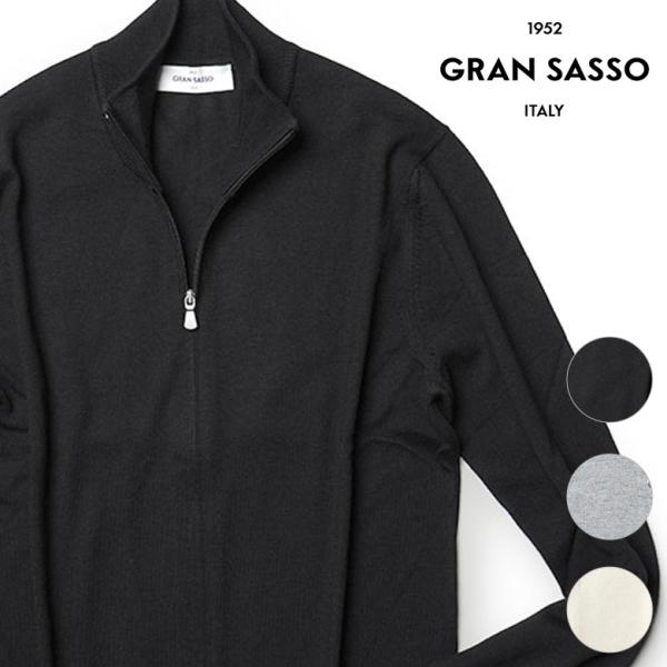 グランサッソ ドライバーズニット 2025AW 秋冬  ウール ハイゲージ 薄手 GRAN SASS...