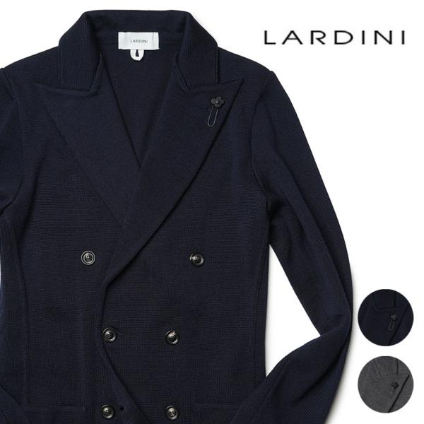 ラルディーニ ニットジャケット ウール ジャケット メンズ LARDINI【返品不可】