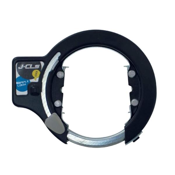 自転車 鍵 ロック ディンプルリング錠 JC-046CLB ブラック シリンダー回転式 J&amp;C 盗難...