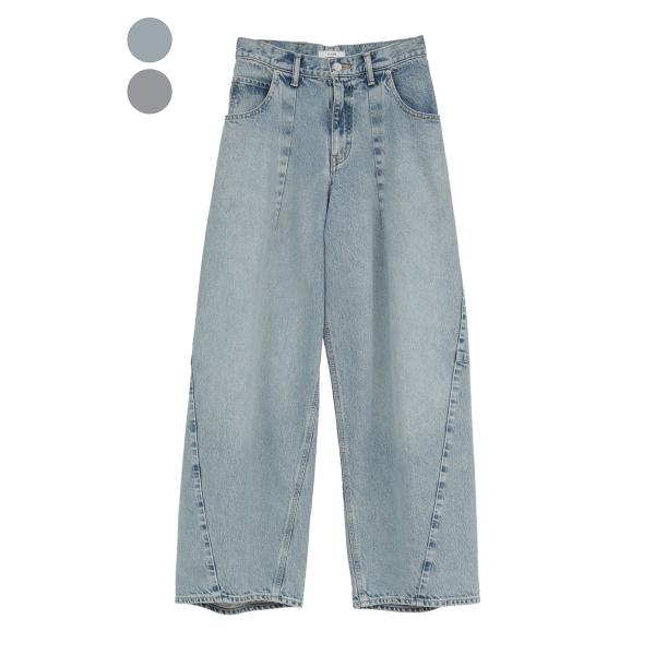 【CLANE | クラネ】COCOON BULKY DENIM PANTS　デニムパンツ　ブルー　グ...