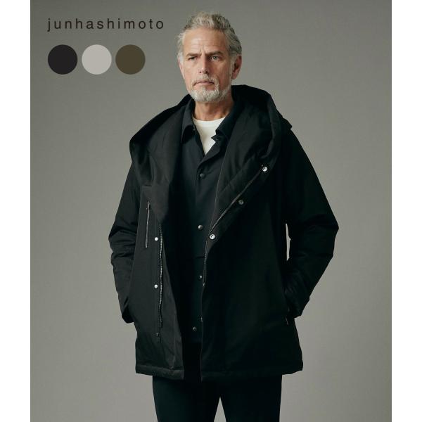 【junhashimoto|ジュンハシモト】WRAP SHORT DOWN ラップショートダウン　ブ...