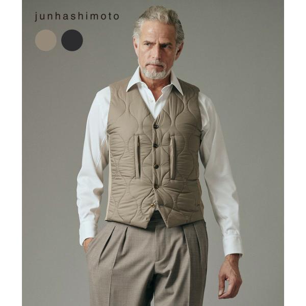 【junhashimoto|ジュンハシモト】QUILTING INNER VEST　ベスト　ジャケッ...