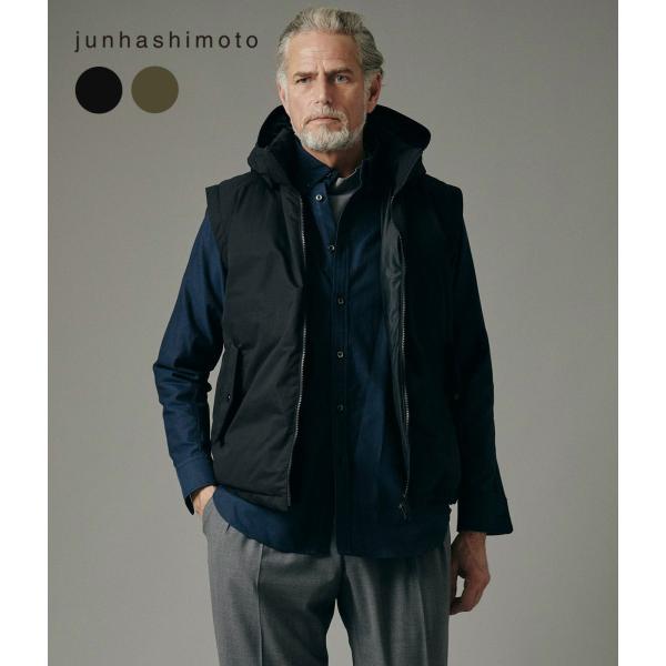 【JH+ | ジェイエイチプラス】4WAY DOWN BLOUSON　ブルゾン　ブラック　黒　メンズ...