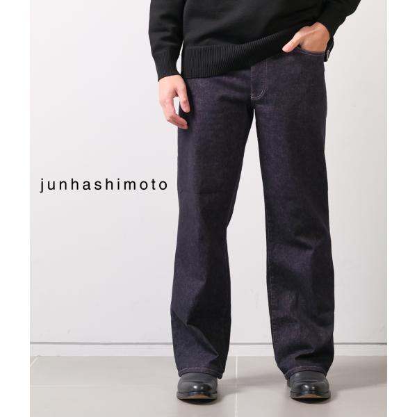 【junhashimoto|ジュンハシモト】SEMI FLARE DENIM　デニムパンツ　インディ...