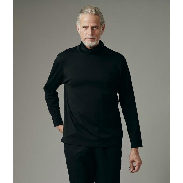 【junhashimoto｜ジュンハシモト】WASHABLE WOOL MOCK NECK L/S　...