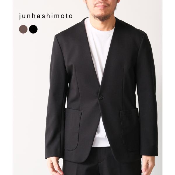 【junhashimoto｜ジュンハシモト】ノンカラーカットジャケット NON COLLAR CUT...