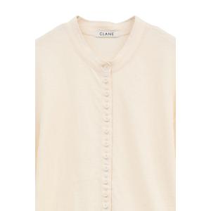【CLANE|クラネ】ボタンディテイルカットト...の詳細画像3