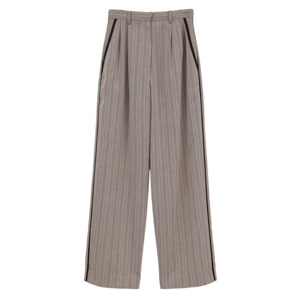 【CLANE｜クラネ】ヘリンボーンラインパンツ HERRINGBONE LINE PANTS ミック...