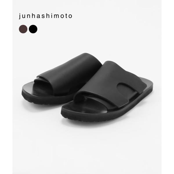【junhashimoto｜ジュンハシモト】ベルクロサンダル VELCRO SANDAL ブラック ...