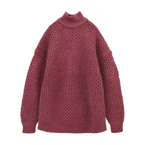 【期間限定セール｜50%OFF】【CLANE｜クラネ】DOT MESH MOHAIR OVER KN...