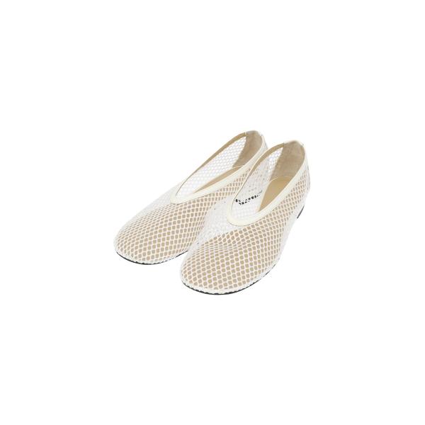【期間限定セール｜50%OFF】【CLANE｜クラネ】MESH OBLIQUE TOE FLAT S...