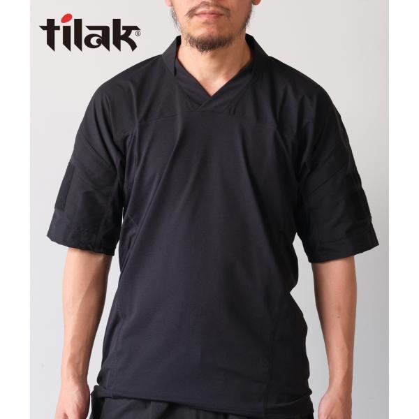 【tilak｜ティラック】マリブTシャツ Malibu T-Shirt ブラック 軽量 速乾 耐久性...