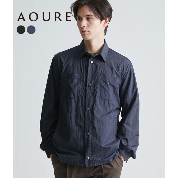 【取り寄せ】【AOURE｜アウール】テックシャツアウター Tech Shirt Outer カーキ ...