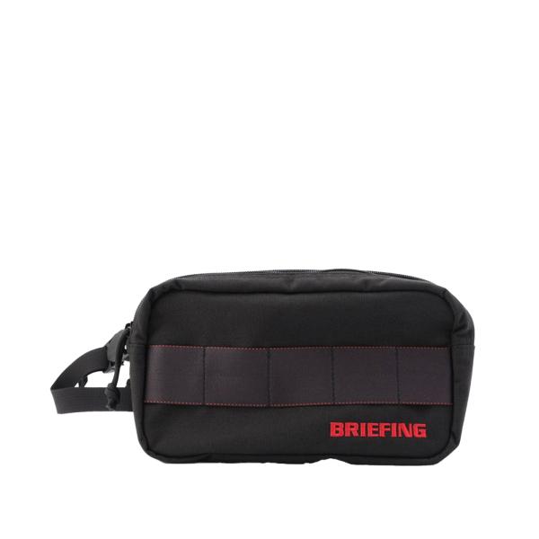 【BRIEFING｜ブリーフィング】DOUBLE ZIP POUCH STD　ポーチ　ブラック　黒　...