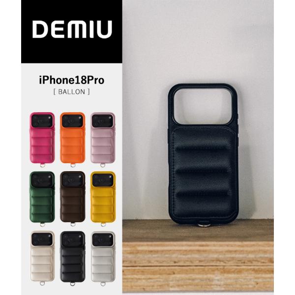 【取り寄せ】【DEMIU｜デミュウ】【iPhone18Pro】バロン BALLON フランス産牛革 ...