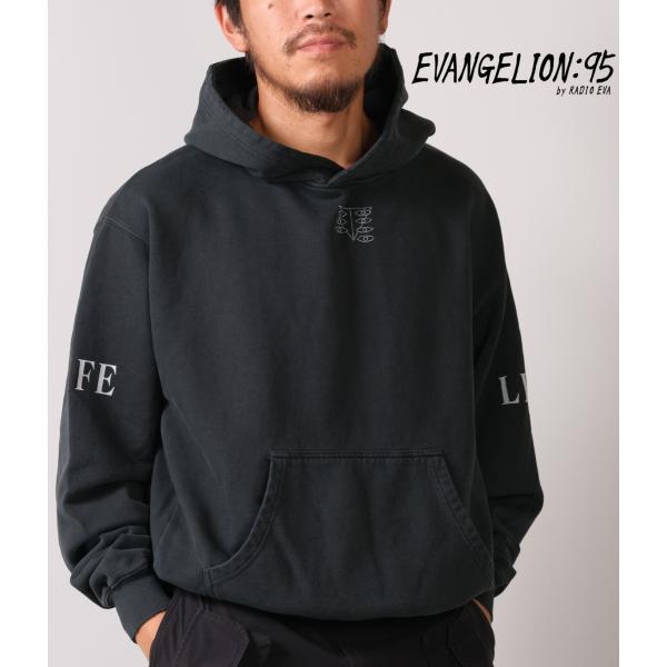 【EVANGELION:95｜エヴァンゲリオンキュウジュウゴ】0060 Parka　パーカー　ブラッ...
