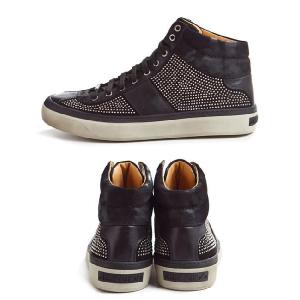 ジミーチュウ 送料無料 当日発送可能 Jimmy Choo スニーカー ハイカット 132belgravi G Sale Dms メンズ ブラック シルバー