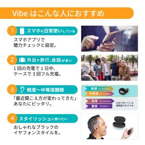 Vibe Go ヴィーブゴー 補聴器 両耳セッ...の詳細画像4