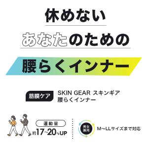 腰らくインナー 腰用サポーター SKIN GE...の詳細画像1