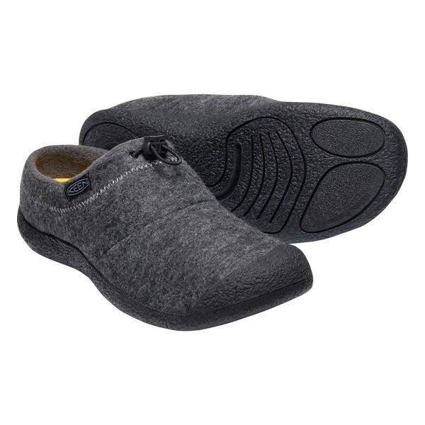 キーン KEEN Men HOWSER III SLIDE Charcoal Grey Felt/B...