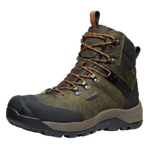 キーン KEEN Men REVEL IV MID POLAR Dark Olive/Marmalade 1027721｜vic2