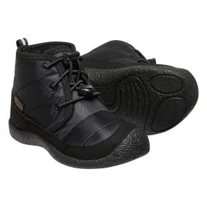 キーン KEEN Children HOWSER II CHUKKA WP Black/Black 1025516｜vic2