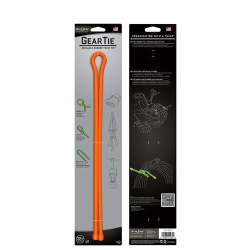 ナイトアイズ NITEIZE GEARTIE 32インチ オレンジ ギアタイ 生活雑貨 便利小物 フ...