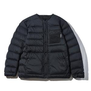 あすつく対応 30%OFFセール アライドフェザーアンドダウン ALLIED FEATHER+DOWN RV Comfortable Down Cardigan ALLIED BLACK A4399-130CG01｜vic2