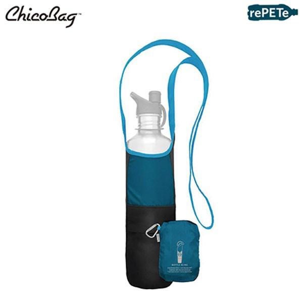 チコバッグ ChicoBag ボトルスリング rePETe アクアマリン ボトルカバー 水筒 ホルダ...
