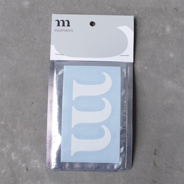 あすつく対応 ムラコ MURACO m Sticker New White MEQ320001010...
