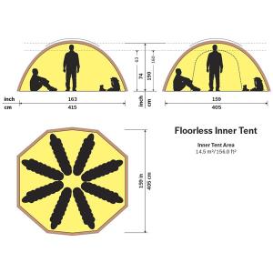HILLEBERG（ヒルバーグ） アトラスフロアレスインナー 12770138000000
