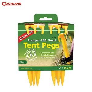 コフラン COGHLAN'S ABSテントペグ 6インチ 6pk